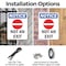 Signmission Not An Exit, 7 in W x Rectangle, Plastic OS-2PACK-NS-P-710-V-15166 - alternate 2
